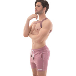 Barcode Berlin Harnais élastique Matt Pop Rose